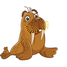Mоржи и киты sticker 9