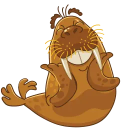 Mоржи и киты sticker 10