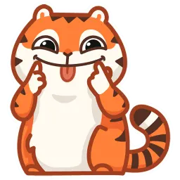 Тигрёнок Персик Telegram sticker pack