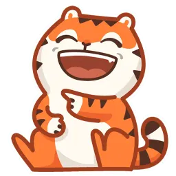 Тигрёнок Персик sticker 2