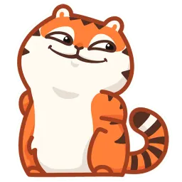 Тигрёнок Персик sticker 5
