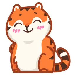 Тигрёнок Персик sticker 8