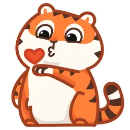 Тигрёнок Персик sticker 9