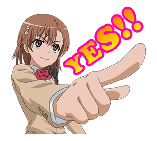 @tikelmu TOARU MAJUTSU NO INDEX Telegram sticker pack