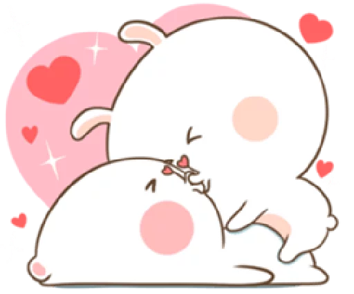 TuaGom : Puffy Bear & Rabbit 2 sticker 2