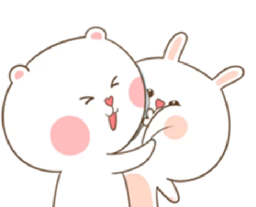 TuaGom : Puffy Bear & Rabbit 2 sticker 11