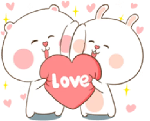 TuaGom : Puffy Bear & Rabbit 2 sticker 4