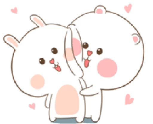TuaGom : Puffy Bear & Rabbit 2 sticker 8