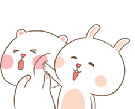 TuaGom : Puffy Bear & Rabbit 2 sticker 10