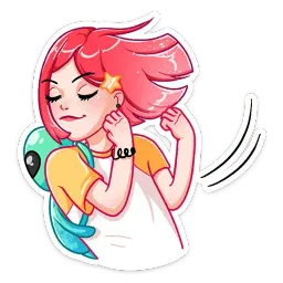 Тусагёрл sticker 10
