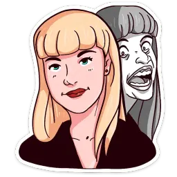 Твин Пикс @mosticks sticker 8