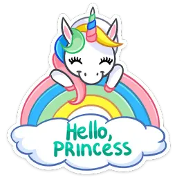 Unicorn BOOM Telegram sticker pack