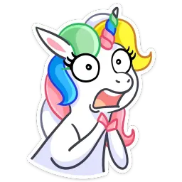 Unicorn BOOM sticker 2