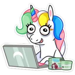 Unicorn BOOM sticker 6