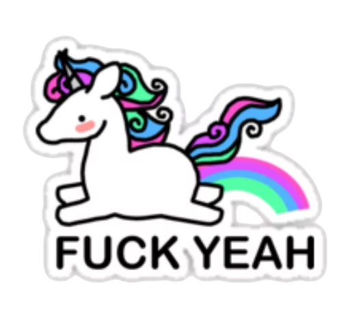 unicorn sticker 8