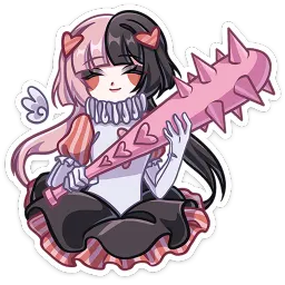 Валентинка Маф Котура Миурин sticker 12