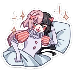 Валентинка Маф Котура Миурин sticker 3