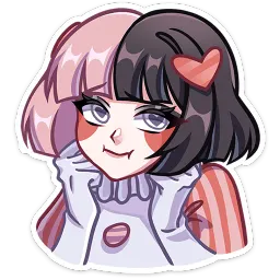 Валентинка Маф Котура Миурин sticker 5