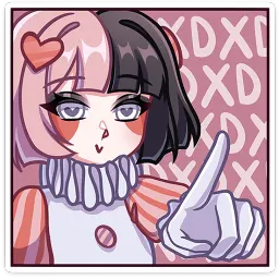 Валентинка Маф Котура Миурин sticker 7