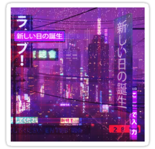 VaporWave Telegram sticker pack