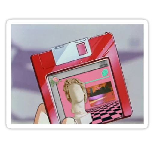 VaporWave sticker 11