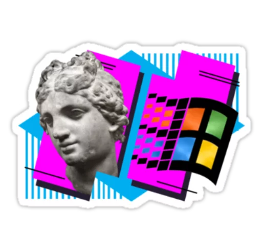 VaporWave sticker 3