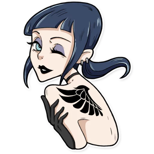 Bad Girl sticker 7