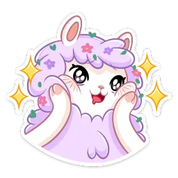 Фиалка Telegram sticker pack