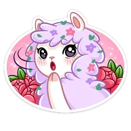 Фиалка sticker 2