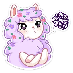Фиалка sticker 5