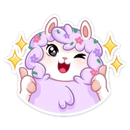 Фиалка sticker 10