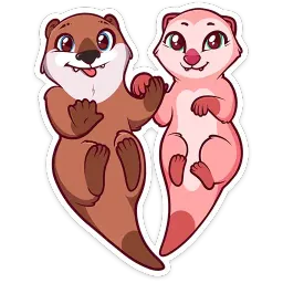 Виви и Уттер Telegram sticker pack