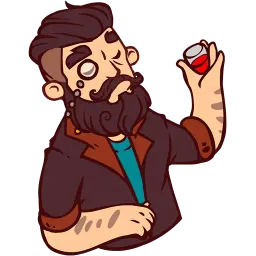 Borodist sticker 4