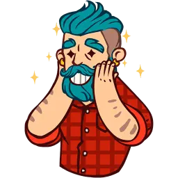 Borodist sticker 6