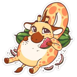 Кокосик :: @mosticks sticker 9