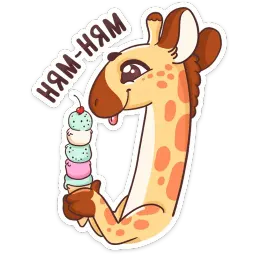 Кокосик :: @mosticks sticker 10