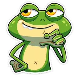 Лягуш sticker 2