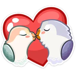 Неразлучники sticker 3