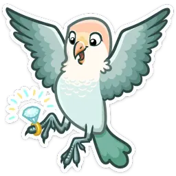 Неразлучники sticker 9