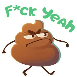 Какашечка :: @mosticks sticker 9