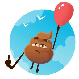 Какашечка :: @mosticks sticker 10