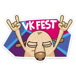 VK Fest 2018 Telegram sticker pack