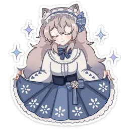 Мяути ВКонтакте, Аки Хошино Telegram sticker pack