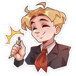 Школьник Владик Олеся Аккерман sticker 2