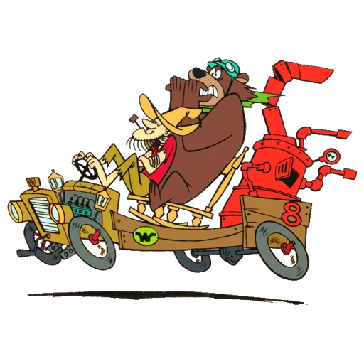 WackyRaces sticker 6