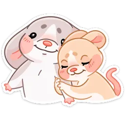 Тёплые Обнимышки Анастасия Волк Telegram sticker pack