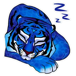 Водяной тигр sticker 12