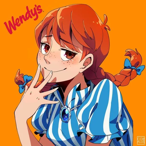 Wendy's sticker 2