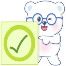 Белый мишка sticker 6
