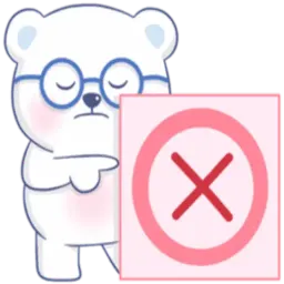 Белый мишка sticker 7
